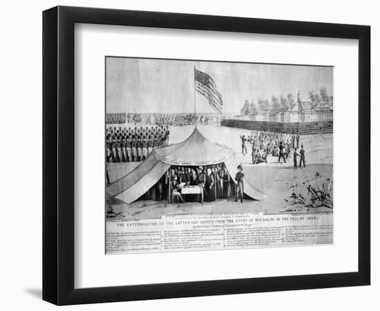 Expulsion of Mormons from Missouri-null-Framed Photographic Print