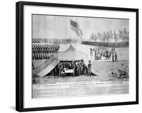 Expulsion of Mormons from Missouri-null-Framed Photographic Print