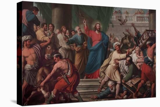 Expulsion of the Moneylenders from the Temple-Lattanzio Querena-Stretched Canvas