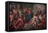 Expulsion of the Moneylenders from the Temple-Lattanzio Querena-Framed Stretched Canvas