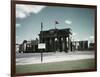 Exquisite Archway with German Sign in Front-null-Framed Photographic Print