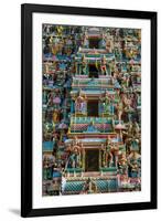 Exquisitely Detailed Carvings on the Gopuram (Tower) of the Durga Devi Temple in Vidyaranyapura,…-null-Framed Giclee Print