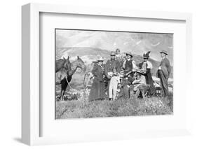 Extended Family Poses in Colorado, Ca. 1900-null-Framed Photographic Print