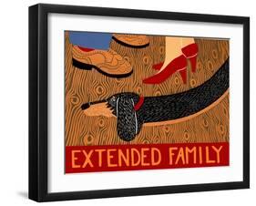 Extended Family-Stephen Huneck-Framed Giclee Print