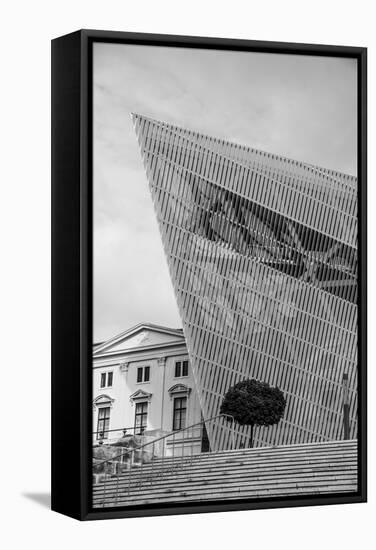 Extension by Daniel Libeskind, Militarhistorische Museum, Dresden, Saxony, Germany-Jon Arnold-Framed Stretched Canvas