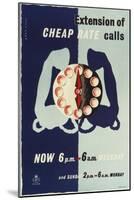 Extension of Cheap Rate Calls-Stan Krol-Mounted Art Print