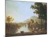 Extensive Coastal Landscape at Evening-Richard Wilson-Mounted Giclee Print