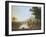 Extensive Coastal Landscape at Evening-Richard Wilson-Framed Giclee Print