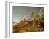 Extensive Hilly Landscape with Cattle, Sheep and Goats-Potter-Framed Giclee Print