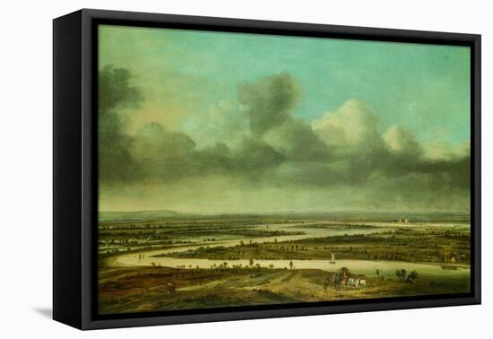 Extensive Landscape, 1665-Phillips de Koninck-Framed Stretched Canvas