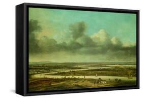 Extensive Landscape, 1665-Phillips de Koninck-Framed Stretched Canvas