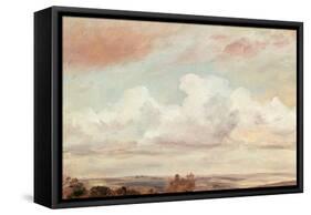 Extensive Landscape-John Constable-Framed Stretched Canvas
