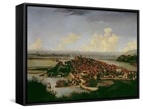 Extensive View of Rye-Hendrick Danckerts-Framed Stretched Canvas