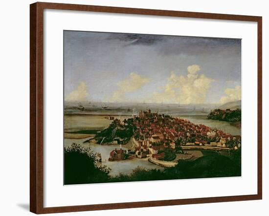 Extensive View of Rye-Hendrick Danckerts-Framed Giclee Print