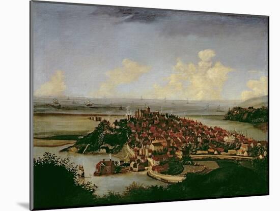 Extensive View of Rye-Hendrick Danckerts-Mounted Giclee Print