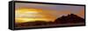 Extensive Wild Scenery on the Khumib-Dry River, Namibia, Panorama-Adolf Martens-Framed Stretched Canvas