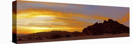 Extensive Wild Scenery on the Khumib-Dry River, Namibia, Panorama-Adolf Martens-Stretched Canvas