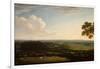 Extensive Wooded Landscape with a Distant View of a Town-William Turner-Framed Giclee Print