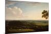 Extensive Wooded Landscape with a Distant View of a Town-William Turner-Mounted Giclee Print