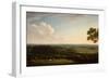 Extensive Wooded Landscape with a Distant View of a Town-William Turner-Framed Giclee Print