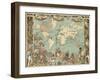 Extent of the British Empire in 1886-Walter Crane-Framed Premium Giclee Print