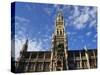Exterior and Clock Tower of the Neues Rathaus, Munich, Bavaria, Germany-Ken Gillham-Stretched Canvas