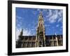 Exterior and Clock Tower of the Neues Rathaus, Munich, Bavaria, Germany-Ken Gillham-Framed Photographic Print