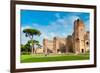 Exterior, Baths of Caracalla, UNESCO World Heritage Site, Rome, Latium (Lazio), Italy, Europe-Nico Tondini-Framed Photographic Print