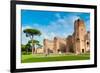 Exterior, Baths of Caracalla, UNESCO World Heritage Site, Rome, Latium (Lazio), Italy, Europe-Nico Tondini-Framed Photographic Print