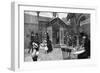 Exterior Cafe Scene, 19th Century-null-Framed Giclee Print