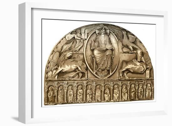 Exterior Decoration of Le Mans Cathedral, Le Mans, France, 15th Century-H Moulin-Framed Giclee Print