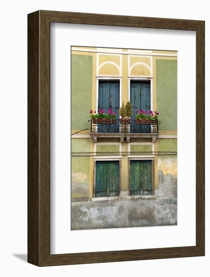 Exterior Detail of a House in Venice, Italy-David Noyes-Framed Photographic Print