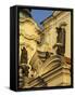 Exterior Detail of Baroque Facade of St. Nicholas Church, Stare Mesto, Czech Republic-Richard Nebesky-Framed Stretched Canvas