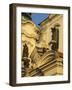 Exterior Detail of Baroque Facade of St. Nicholas Church, Stare Mesto, Czech Republic-Richard Nebesky-Framed Photographic Print