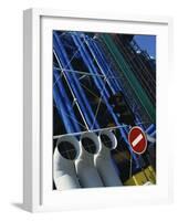 Exterior Detail of Pipes at the Pompidou Centre, Beaubourg, Paris, France, Europe-Mawson Mark-Framed Photographic Print