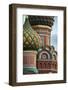 Exterior detail of St. Basil's Cathedral, Red Square, Moscow, Moscow Oblast, Russia-Ben Pipe-Framed Photographic Print