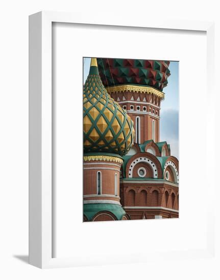 Exterior detail of St. Basil's Cathedral, Red Square, Moscow, Moscow Oblast, Russia-Ben Pipe-Framed Photographic Print