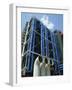 Exterior Detail of the Pompidou Centre, Beaubourg, Paris, France, Europe-Hans Peter Merten-Framed Photographic Print