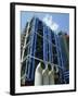 Exterior Detail of the Pompidou Centre, Beaubourg, Paris, France, Europe-Hans Peter Merten-Framed Photographic Print