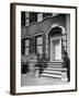 Exterior Facade of the Landmark 19th Century Merchant House with Handsome Wrought-Iron Balustrade-Walter Sanders-Framed Photographic Print