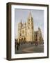 Exterior from the Southwest of the Cathedral, Leon, Castilla Y Leon, Spain, Europe-Nick Servian-Framed Photographic Print