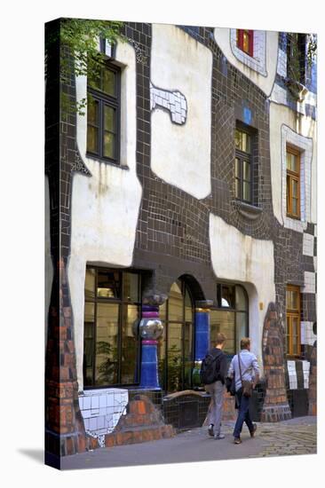 Exterior Kunsthaus Wien Hundertwasser Museum, Vienna, Austria, Central Europe-Neil Farrin-Stretched Canvas