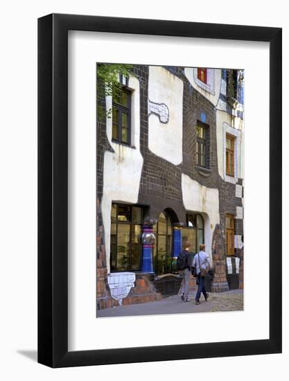 Exterior Kunsthaus Wien Hundertwasser Museum, Vienna, Austria, Central Europe-Neil Farrin-Framed Photographic Print