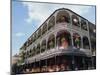 Exterior of a Building with Balconies, French Quarter Architecture, New Orleans, Louisiana, USA-Alison Wright-Mounted Photographic Print