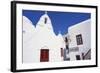 Exterior of a Church, Mikonos, Cyclades, Greece-Ken Gillham-Framed Photographic Print