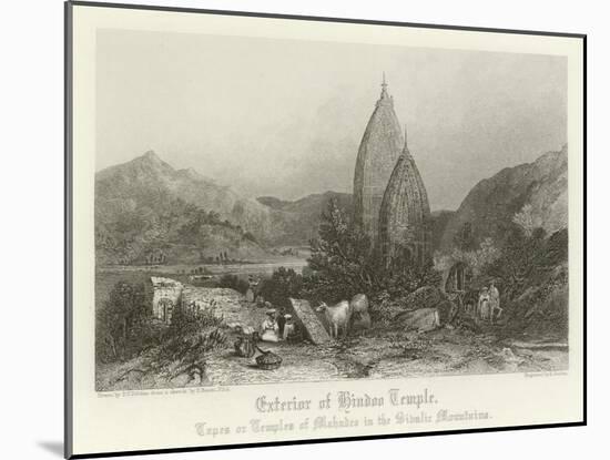 Exterior of a Hindu Temple-Thomas Colman Dibdin-Mounted Giclee Print