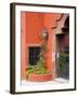 Exterior of a House, San Miguel, Guanajuato State, Mexico-Julie Eggers-Framed Photographic Print