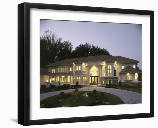 Exterior of a Mansion-null-Framed Photographic Print