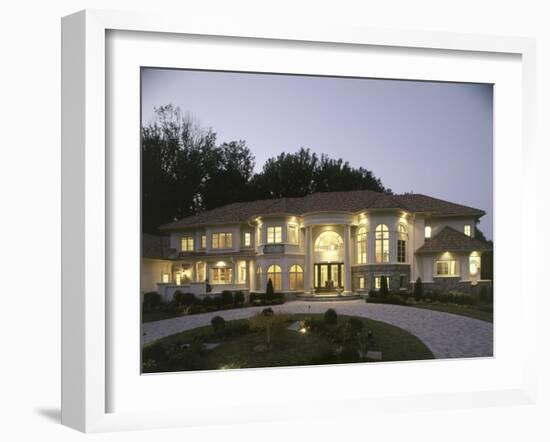 Exterior of a Mansion-null-Framed Photographic Print