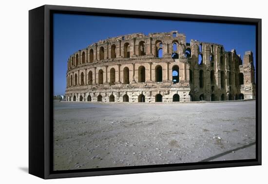 Exterior of a Roman Colosseum, 3rd Century-CM Dixon-Framed Stretched Canvas